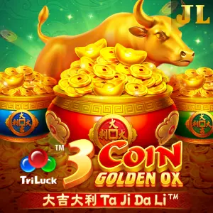 Jili : 3 Coin Golden OX - GECKO158